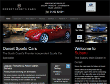 Tablet Screenshot of dorsetsportscars.co.uk